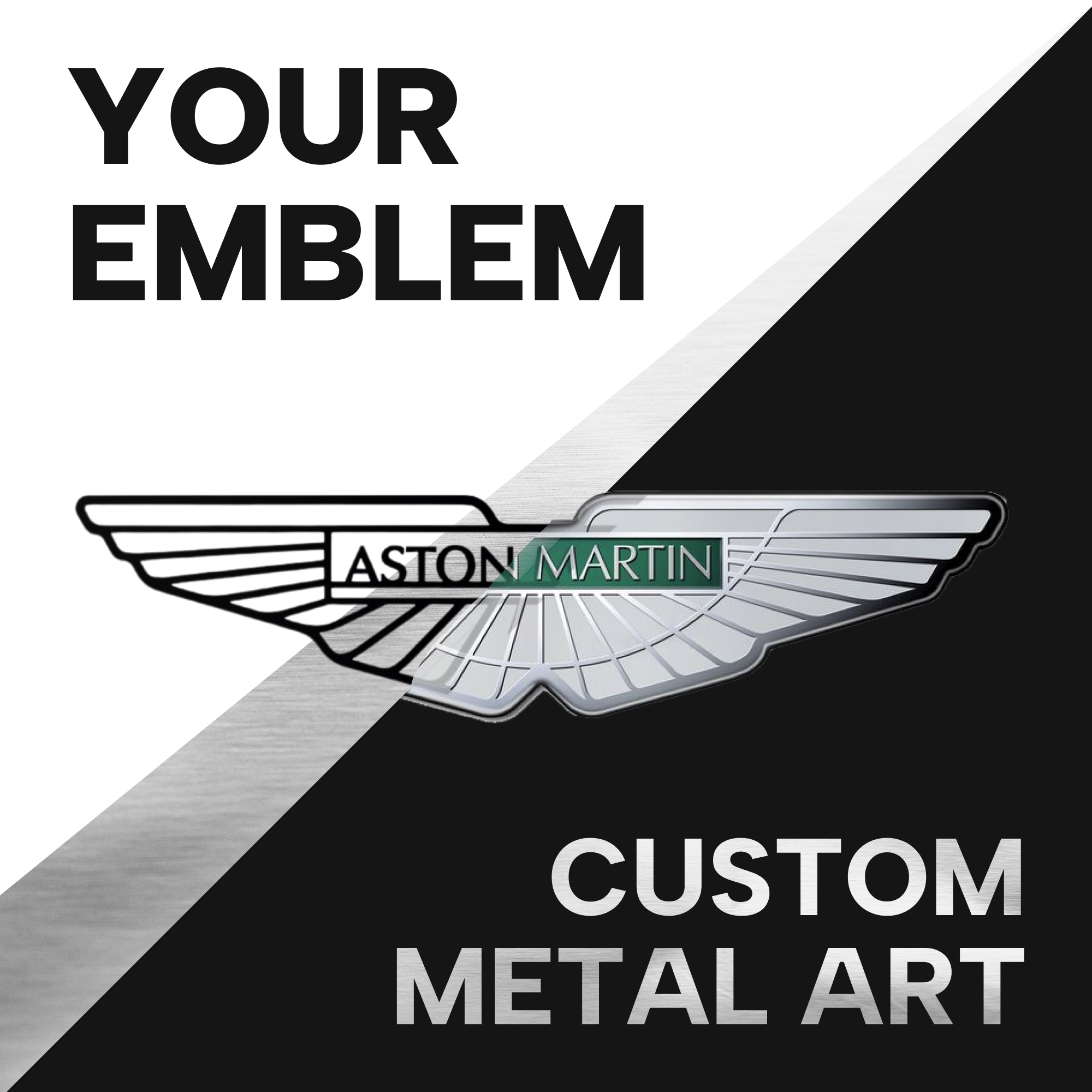Custom Metal Logo Wall Sign — From Your Photo